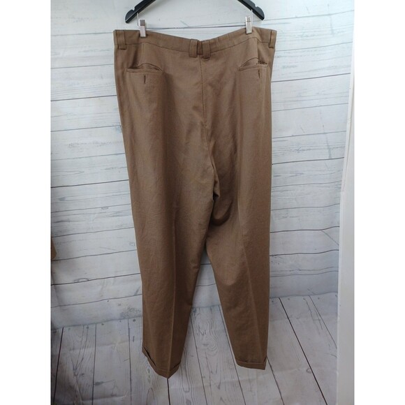 Earvin Magic Johnson Signature Brown Houndstooth Suit Sz 50XL Pants 44XLx34 - Picture 11 of 14